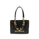 Balmain Black Calf Leather Bos Taurus Shoulder Bag