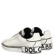 Dolce & Gabbana White Leather Portofino Low Top Sneakers Shoes
