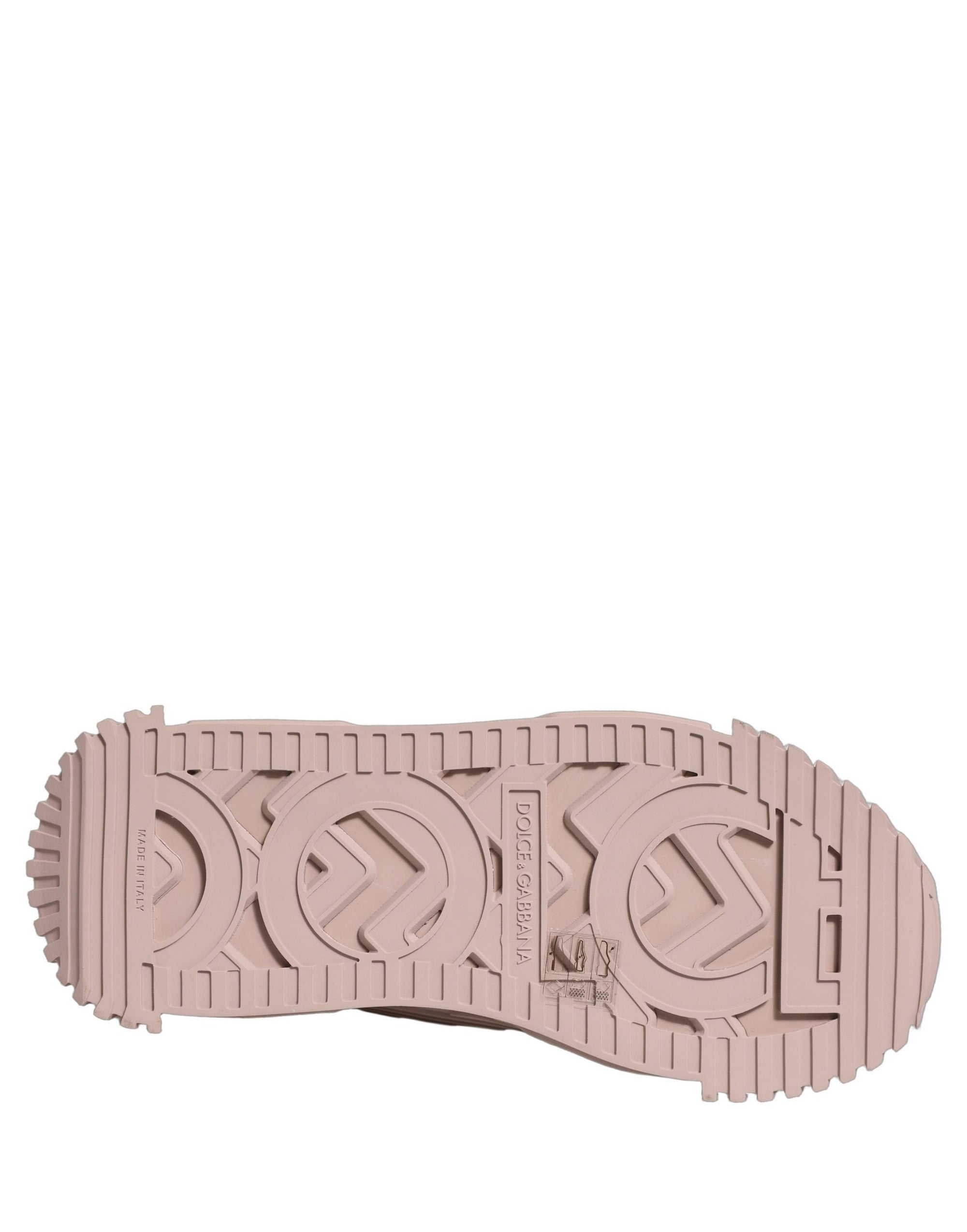 Dolce & Gabbana Pink Lace NS1 Low Top Sneaker Sports Shoes