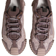 Dolce & Gabbana Pink Lace NS1 Low Top Sneaker Sports Shoes