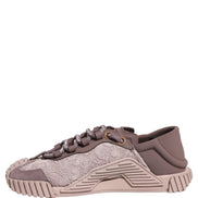 Dolce & Gabbana Pink Lace NS1 Low Top Sneaker Sports Shoes