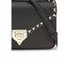Valentino Garavani Black Calf Leather Bos Taurus Shoulder Bag