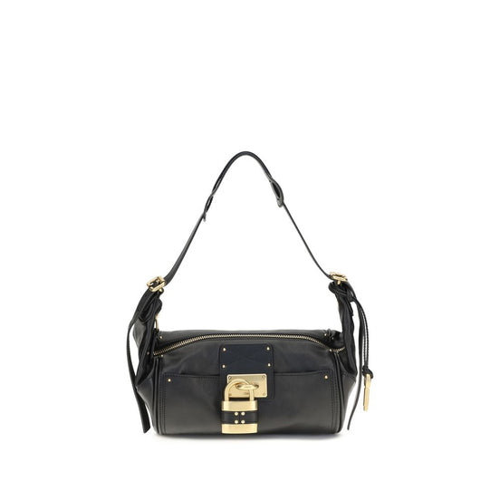 Chloé Black Calf Leather Bos Taurus Shoulder Bag