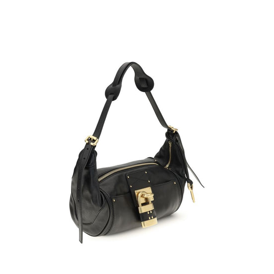 Chloé Black Calf Leather Bos Taurus Shoulder Bag
