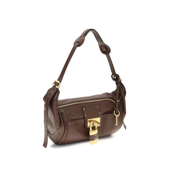 Chloé Brown Calf Leather Bos Taurus Shoulder Bag
