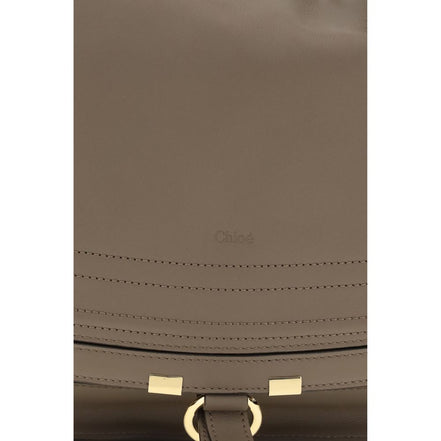 Chloé Beige Calf Leather Bos Taurus Shoulder Bag