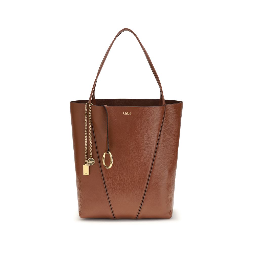 Chloé Brown Calf Leather Bos Taurus Shoulder Bag