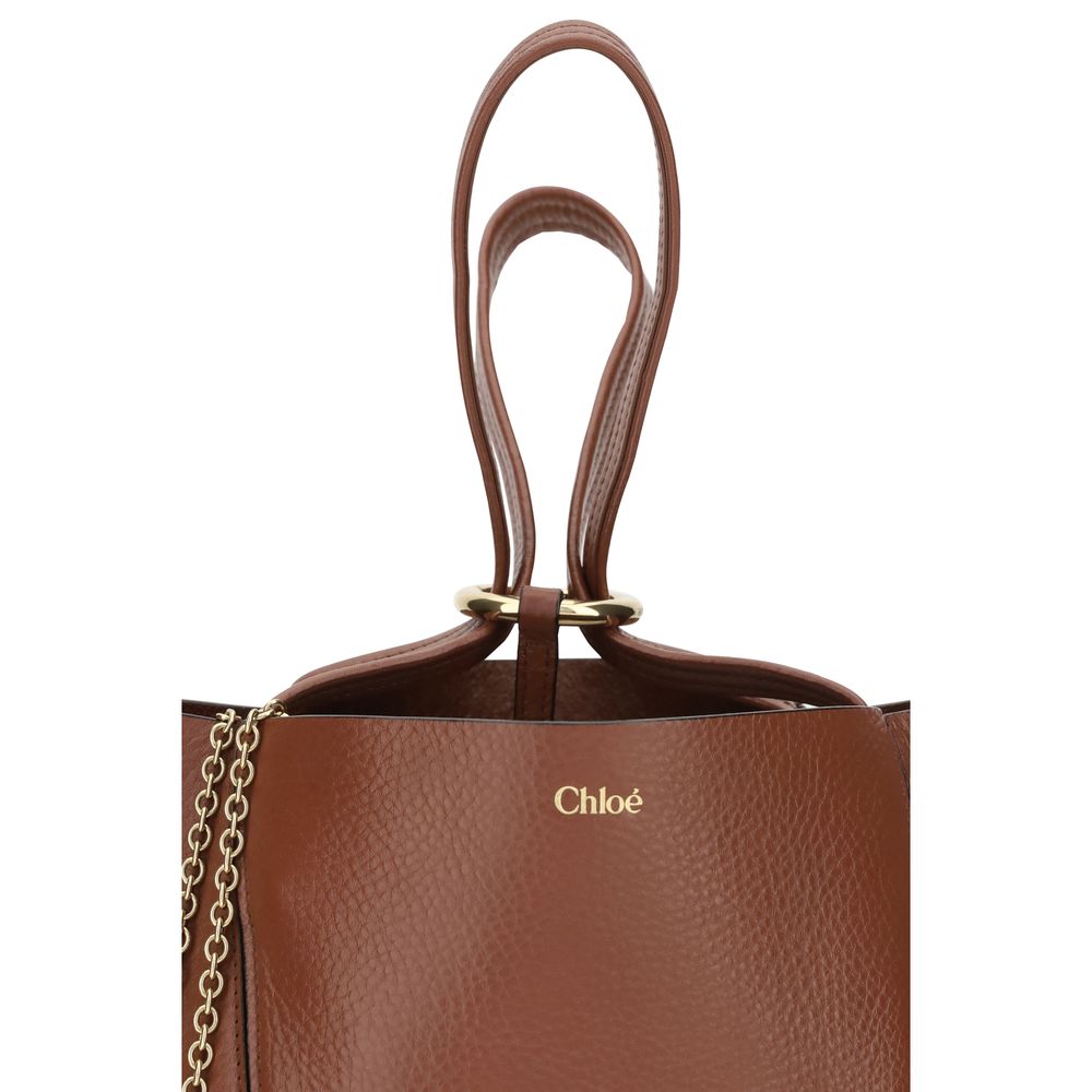 Chloé Brown Calf Leather Bos Taurus Shoulder Bag