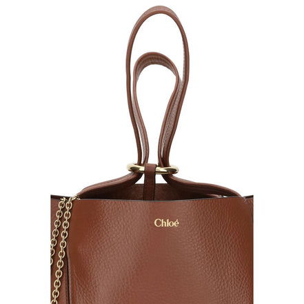 Chloé Brown Calf Leather Bos Taurus Shoulder Bag