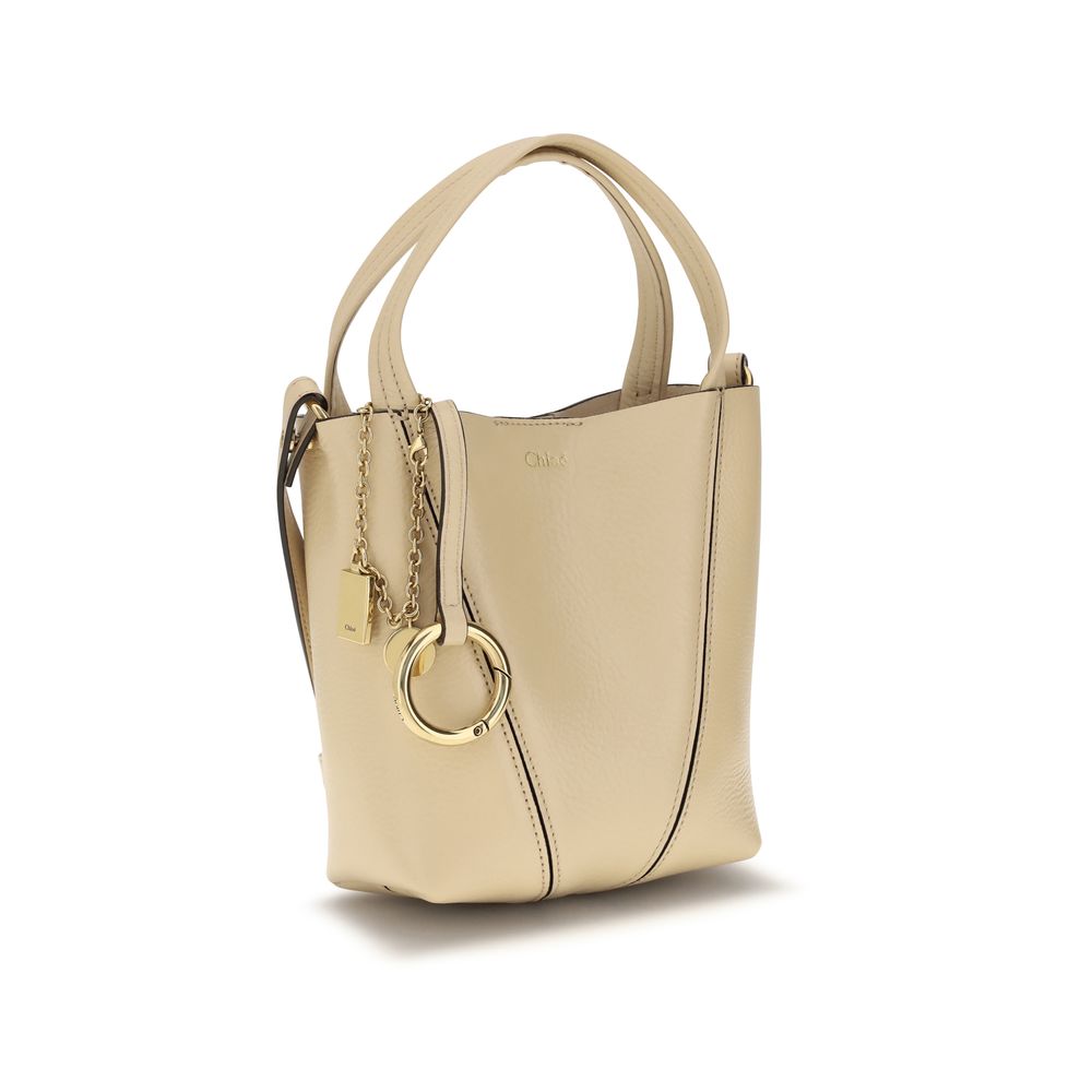 Chloé Beige Calf Leather Bos Taurus Shoulder Bag