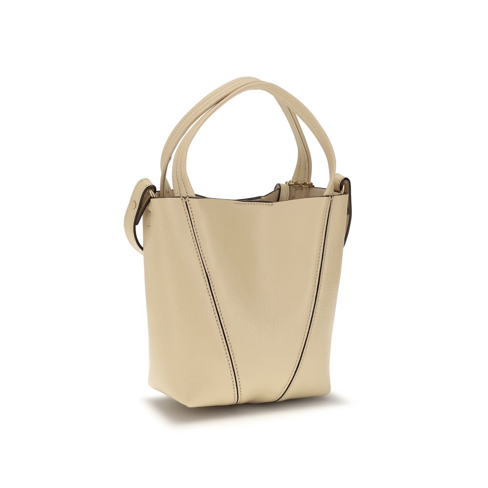 Chloé Beige Calf Leather Bos Taurus Shoulder Bag