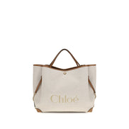 Chloé Beige Cotton Shoulder Bag