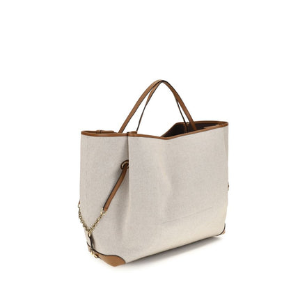 Chloé Beige Cotton Shoulder Bag
