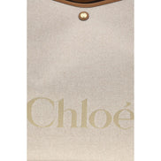 Chloé Beige Cotton Shoulder Bag