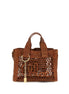 Chloé Brown Raffia Shoulder Bag