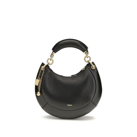 Chloé Black Calf Leather Bos Taurus Shoulder Bag
