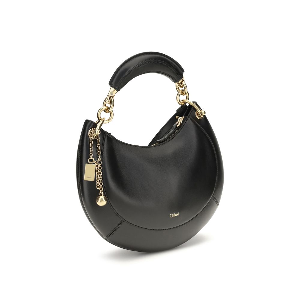 Chloé Black Calf Leather Bos Taurus Shoulder Bag