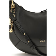 Chloé Black Calf Leather Bos Taurus Shoulder Bag