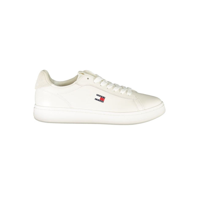 Tommy Hilfiger Bianco Polyurethane Women's Sneaker