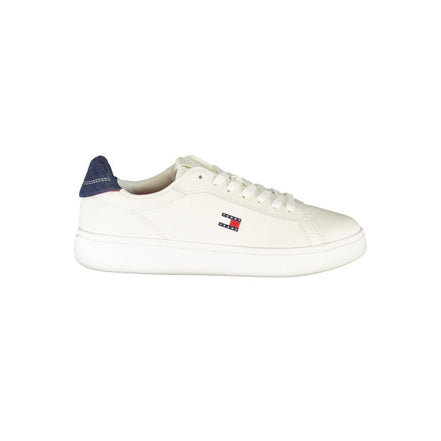 Tommy Hilfiger Bianco Polyurethane Women's Sneaker