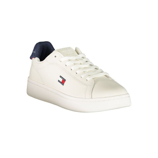 Tommy Hilfiger Bianco Polyurethane Women's Sneaker