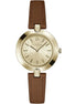 Furla Brown Leather Dress Watch