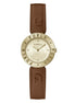 Furla Brown Leather Dress Watch
