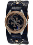 Guess Blue Leather Dress Watch