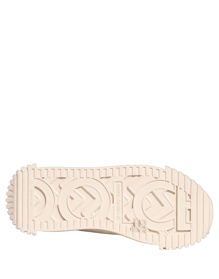 Dolce & Gabbana White Lace NS1 Low Top Sneaker Sports Shoes