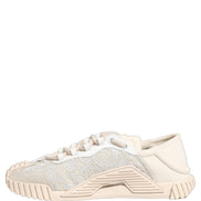 Dolce & Gabbana White Lace NS1 Low Top Sneaker Sports Shoes