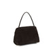 Ferragamo Brown Calf Leather Bos Taurus Shoulder Bag