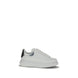Alexander McQueen White Calf Leather Bos Taurus Platform Sneakers