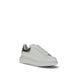 Alexander McQueen White Calf Leather Bos Taurus Platform Sneakers