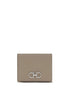 Ferragamo Beige Calf Leather Bos Taurus Wallet
