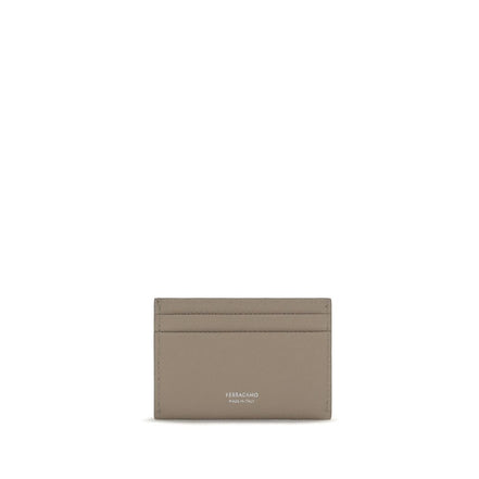 Ferragamo Beige Calf Leather Bos Taurus Wallet