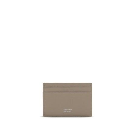 Ferragamo Beige Calf Leather Bos Taurus Wallet