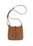 Tory Burch Brown Calf Leather Bos Taurus Shoulder Bag