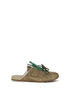 Miu Miu Beige Calf Leather Bos Taurus Athletic Sneakers