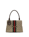 Gucci Beige Polyester Handbag