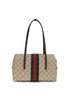Gucci Beige Cotton Shoulder Bag