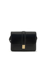 Khaite Black Calf Leather Bos Taurus Shoulder Bag