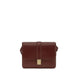 Khaite Bordeaux Calf Leather Bos Taurus Shoulder Bag