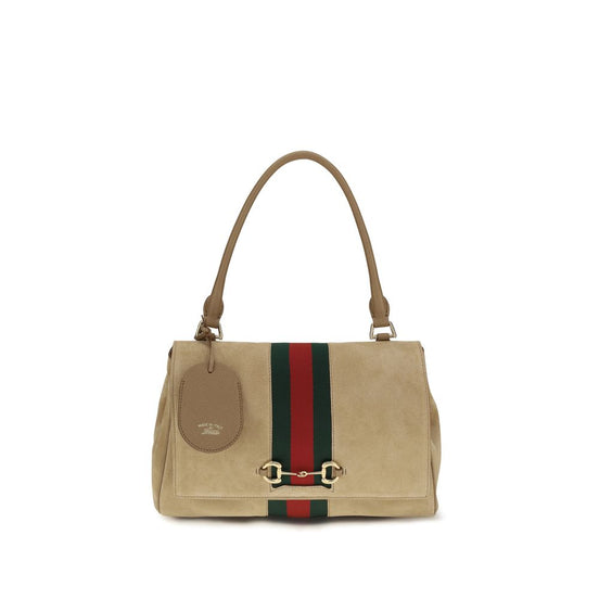 Gucci Beige Calf Leather Bos Taurus Handbag