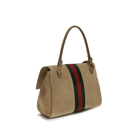 Gucci Μπεζ Τσάντα Χειρός από Δέρμα Μοσχαριού Bos Taurus  