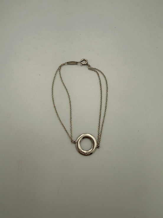 Tiffany & Co. TIFFANY & CO. Silver Bracelet with Double Chain