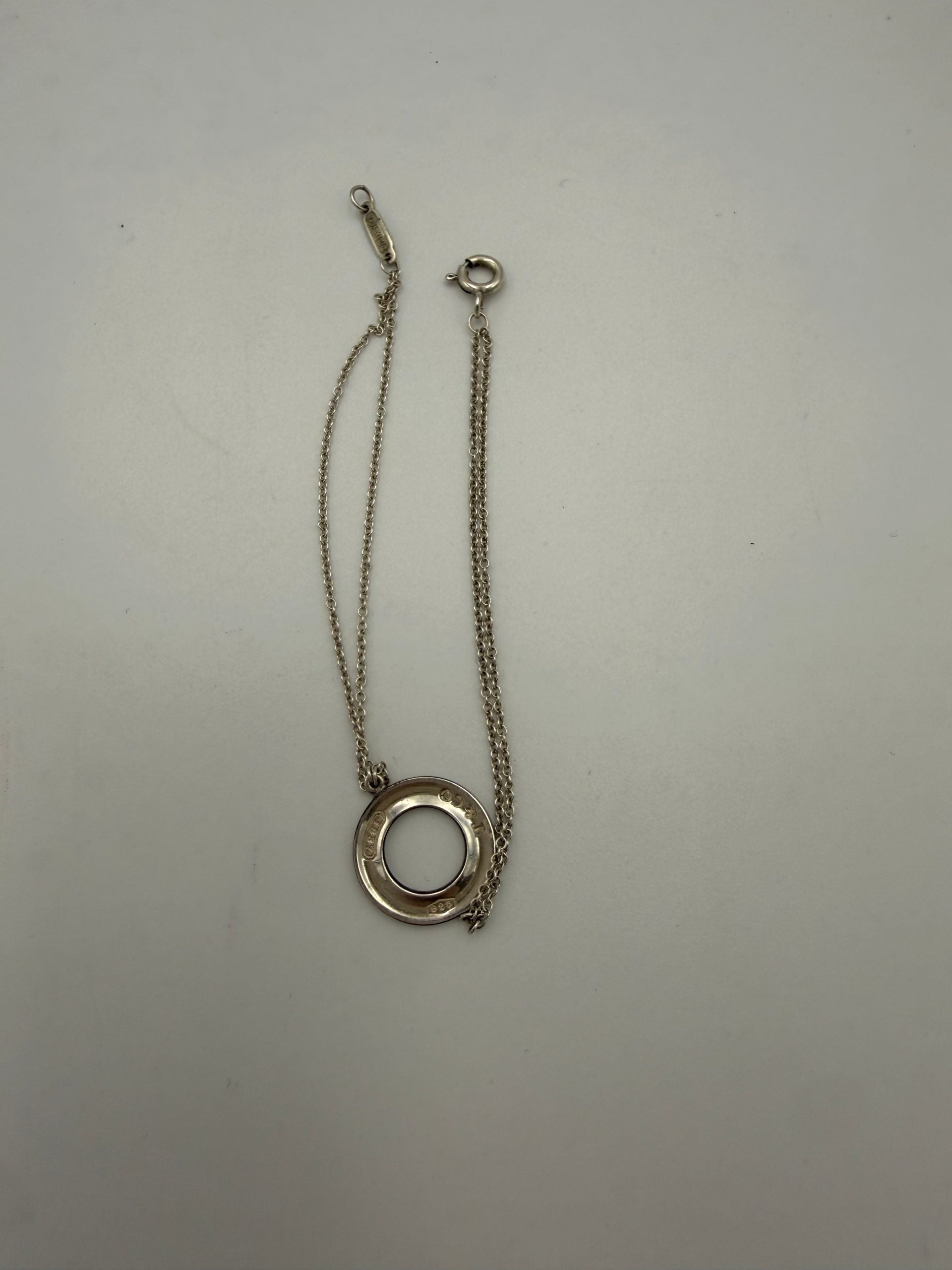 Βραχιόλι Tiffany & Co. TIFFANY & CO. από ασήμι με διπλή αλυσίδα