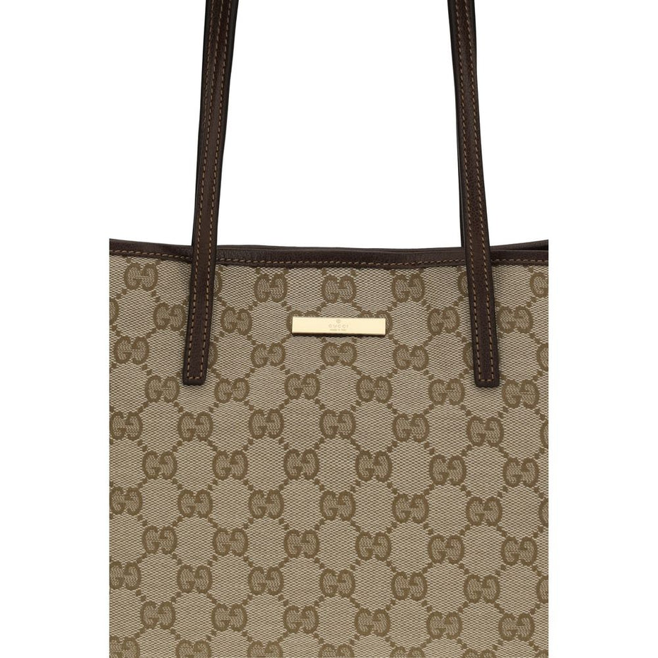 Gucci Beige Polyester Shoulder Bag