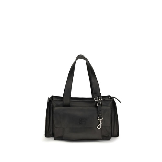 Miu Miu Brown Calf Leather Bos Taurus Shoulder Bag