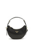 Prada Black Calf Leather Bos Taurus Shoulder Bag