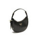 Prada Black Calf Leather Bos Taurus Shoulder Bag